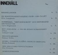 Huberman och Historieboken ifr&aring;gasatt  -  Industriminnen  -  Bedrich Smetana  -  Jordbrukets inf&ouml;rande