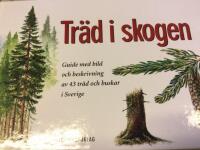 Tr&auml;d i skogen : guide med bild och beskrivning av 43 tr&auml;d och buskar i Sverige