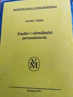 Studier i v&auml;rml&auml;ndsk personhistoria