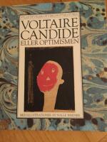 Candide eller Optimismen. Med illustrationer av Nalle Werner.  Bibliofilupplaga. I 150 ex varav detta nr 142. Med ett signerat originaltr&auml;snitt av Nalle Werner.Ospr&auml;ttad.