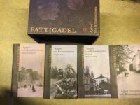 Fattigadel I-IV. Fyra delar:Fattigadel, I livets v&aring;r, Dessa lyckliga &aring;r, Dunklet mellan tr&auml;den.