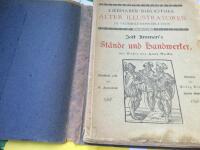 Liebhaber-Bibliothek Alter Illustratoren in Facsimile-Reproduction. Vll.B&auml;ndchen. Kofta Umman&acute;s St&auml;nde und Handwerker mit Verfen von Hans Sachs. Tryckt 1568 facsimil tryckt 1896