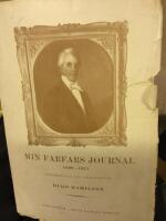 Min farfars journal 1809-1811. Anm&auml;rkningar och anteckningar av Hugo Hamilton 