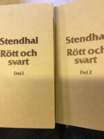 R&ouml;tt och svart. Del 1, del 2. En ber&auml;ttelse fr&aring;n nittonde seklet. Tv&aring; delar komplett