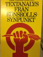 Textanalys fr&aring;n k&ouml;nsrollssynpunkt