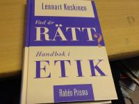 Vad &auml;r r&auml;tt? Handbok i etik