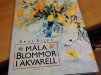 M&aring;la blommor i akvarell