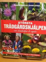 St&ouml;rsta tr&auml;dg&aring;rdshj&auml;lpen om skadedjur & ogr&auml;s. Tv&aring; b&ouml;cker i en