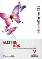 Allt i en bok Adobe InDesign CS2: Den officiella &ouml;vningsboken fr&aring;n Adobe