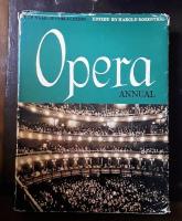 Opera Annual. No. 6