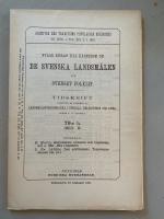 Den gottl&auml;ndska Taksteinars&auml;gnen (m. pl.)H&auml;rjedalens ortnamn och bygdes&auml;gner.