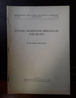 Svensk geografisk bibliografi f&ouml;r &aring;r 1975