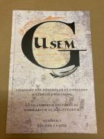 Gusem 1. Gutilandorum Universitas Scholarium et Magistrorum : tidskrift f&ouml;r H&ouml;gskolan p&aring; Gotlands historiska f&ouml;rening