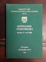 Berichte der Reinhold-T&uuml;xen-Gesellschaft (RTG): Rintelner Symposium I: (Rinteln, 17. - 18.3.1989).