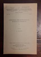 Generis Trigonella L. Revisio critica I.