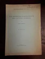 Zur Entwicklungsgeschichte der Gattung Gloriosa