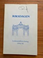 Riksdagen Ledamotsf&ouml;rteckning 1994/95