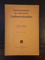 Bestimmungstabellen der einheimische Laubmoosfamilien