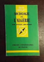 Sociologie de l'Alg&eacute;rie