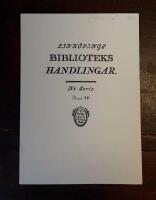 Link&ouml;pings biblioteks handlingar. Ny serie: Band 16