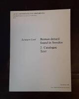 Roman Denarii Found in Sweden. 2: Catalogue. Text