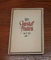 Till Gustaf Aul&eacute;n 15/3 1939