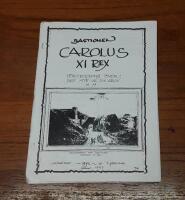 Bastionen Carolus XI Rex: F&ouml;rteckning &ouml;ver bef. mtr ur div. arkiv m.m.