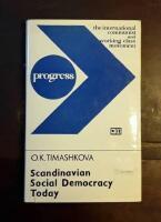 Scandinavian Social Democracy Today