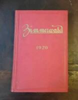 Zimmerwald: Socialistisk m&aring;nadstidning 1920