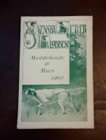 Svenska setterklubbens meddelande III: Mars 1905