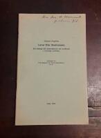 Lavar fr&aring;n Moskenss&oslash;y. Ett bidrag till k&auml;nnedomen om lavfloran i yttersta Lofoten