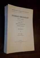 Sveriges bibliografi 1600-talet: Bidrag till en bibliografisk f&ouml;rteckning I-II