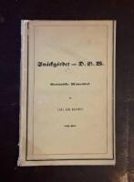 Sn&auml;ckg&auml;rdet och D. B. W.: Gottl&auml;ndska minnesblad