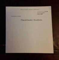 F&auml;rg p&aring; fasader i Stockholm