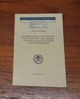 Unders&ouml;kning av malmtyper, strukturtyper och sammanv&auml;xningsstrukturer inom Stekenjokkmalmen