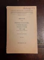 Register &ouml;ver Sveriges geologiska unders&ouml;knings publikationer 1858-1958