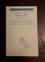 X-ray and Optical Observations on the K-feldspars from the Ragunda Area, Central Sweden