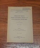 Berggrunden inom syd&ouml;stra delen av Stockholms sk&auml;rg&aring;rd