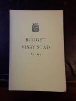 Budget f&ouml;r Visby stad &aring;r 1966 fastst&auml;lld av Stadsfullm&auml;ktige den 28. 10. 1965