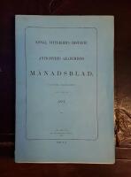 Kongl. Vitterhets historie och Antiqvitets akademiens M&aring;nadsblad. Tionde &aring;rg&aring;ngen 1881
