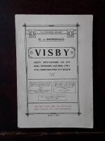 Visby: Korta anteckningar om stadens topografi, historia, statistik, fornl&auml;mningar och nejder