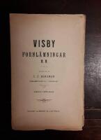 Visby fornl&auml;mningar m. m.