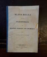Klass-rulla &ouml;fver kadetterne vid Kongl. krigs-akademien efter klassifikationen den 18 december 1856