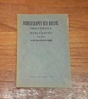 Protokoll f&ouml;rda hos Finlands ridderskap och adel vid adelsm&ouml;tet &aring;r 1928