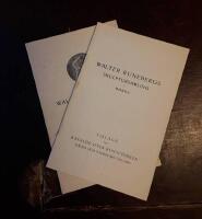 Walter Runebergs skulptursamling i Borg&aring;: Katalog &ouml;ver konstverken 1921/Till&auml;gg till katalogen &ouml;ver konstverken: G&aring;vor och nyf&ouml;rv&auml;rv 1921-1938