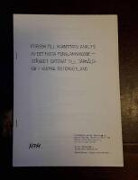 F&ouml;rs&ouml;k till kvantitativ analys av det fasta fornl&auml;mningsbest&aring;ndet daterat till j&auml;rn&aring;lder i v&auml;stra &Ouml;sterg&ouml;tland