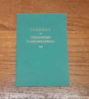 Stadgar f&ouml;r F&ouml;reningen Filmkamraterna fastst&auml;llda vid &aring;rsm&ouml;te den 23 maj 1960