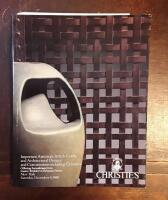 Important American Arts & Crafts and Architectural Designs and Commissions including Ceramics. Saturday, December 9, 1989