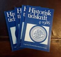 Historisk tidskrift 1986 1-4