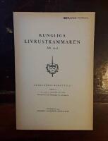 Kungliga livrustkammaren &aring;r 1937